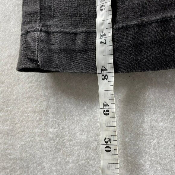 Art Class Girlfriend Overall Bib Girls L Black Denim Overalls With Front Zipper - Picture 4 of 13